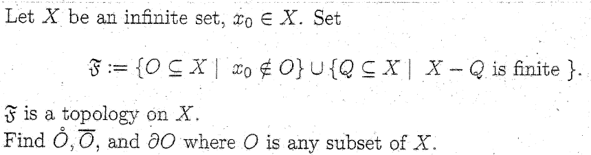 Solved Let X Be An Infinite Set To E X Set F 0 Cx Chegg Com
