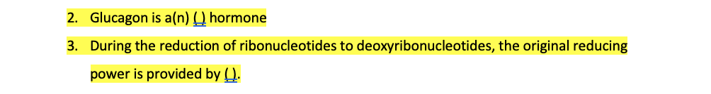 Solved Please answer all the highlighted questions below! I | Chegg.com