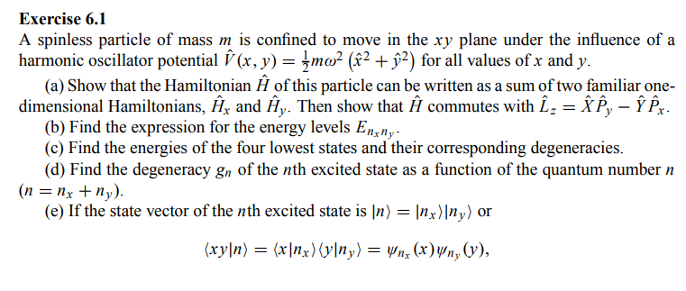 Solved 2. A particle is in the second excited state of an | Chegg.com