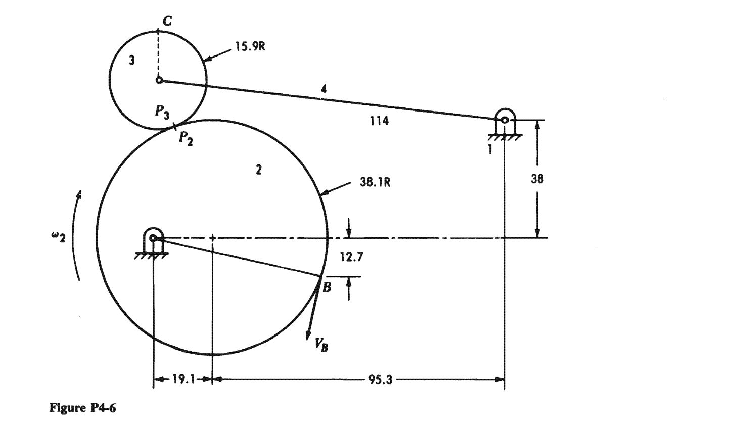 Solved 5-15. In Fig. 4-6, if w2 = 150 r/min, determine w3 | Chegg.com