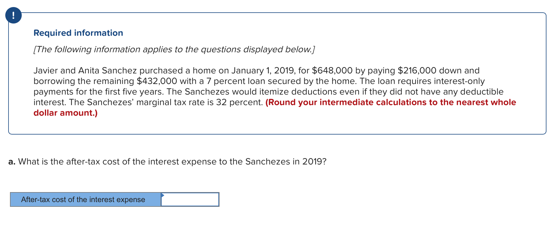 Solved Required Information [The Following Information | Chegg.com