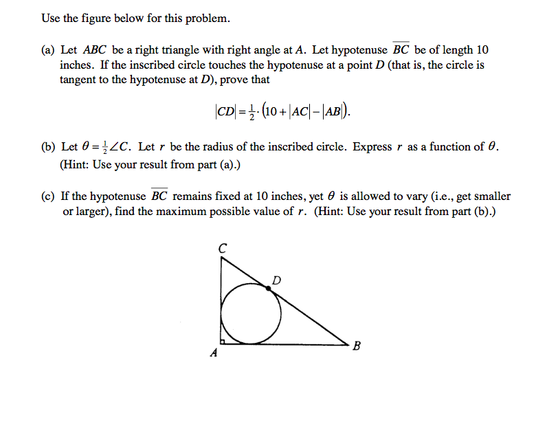 Solved Use the figure below for this problem (a) Let ABC be | Chegg.com