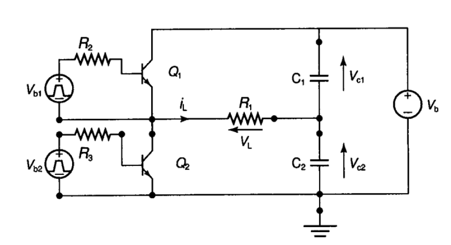 Solved A Half Bridge inverter is shown in the following | Chegg.com