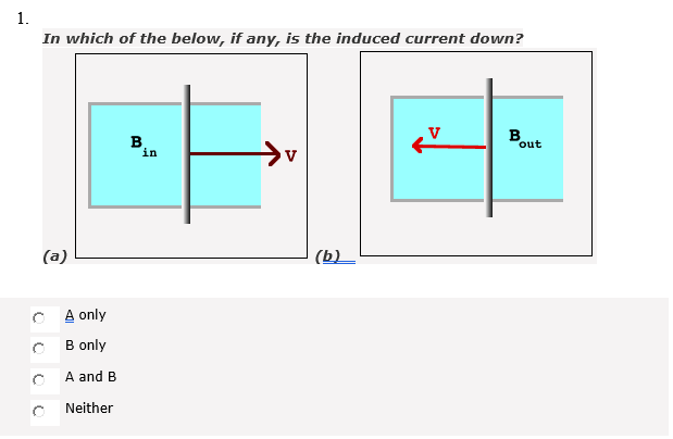 Solved 1. In Which Of The Below, If Any, Is The Induced | Chegg.com