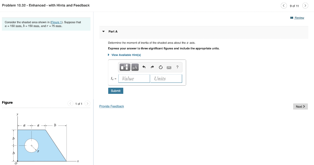 Solved Problem 10.32 - Enhanced with Hints and Feedback 9 of | Chegg.com