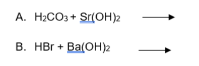 Дополни схему реакции sr oh 2 srso4 h2o