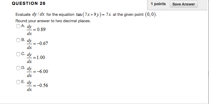 Solved QUESTION 23 1 points Save Answer Decide whether the | Chegg.com