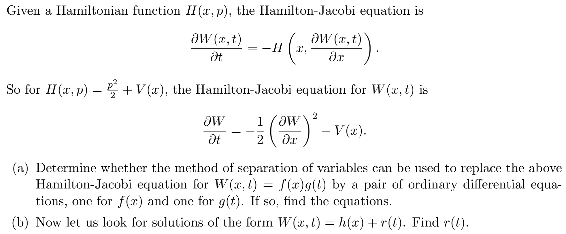 Given A Hamiltonian Function H X P The Chegg Com