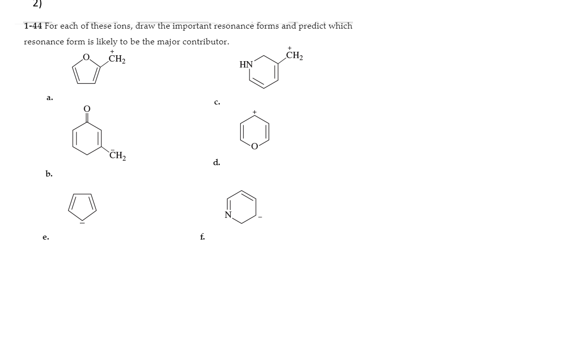 Solved 144 For each of these ions, draw the important