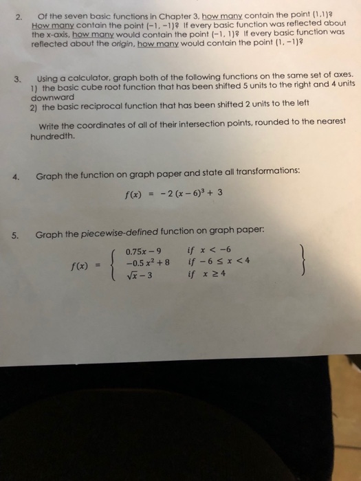 Solved 2. Of the seven basic functions in Chapter 3, how | Chegg.com