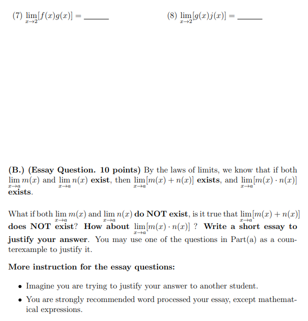 Solved 3 The Functions F G H And J Are Given Below Y Chegg Com