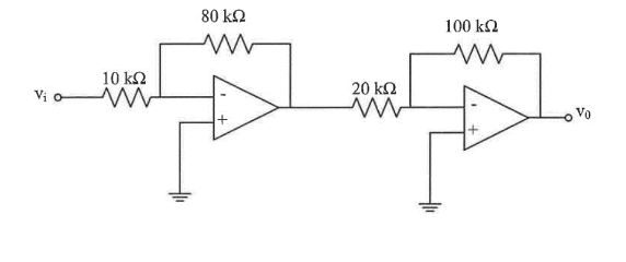 Solved For the amplifier circuit shown below, the op-amp is | Chegg.com