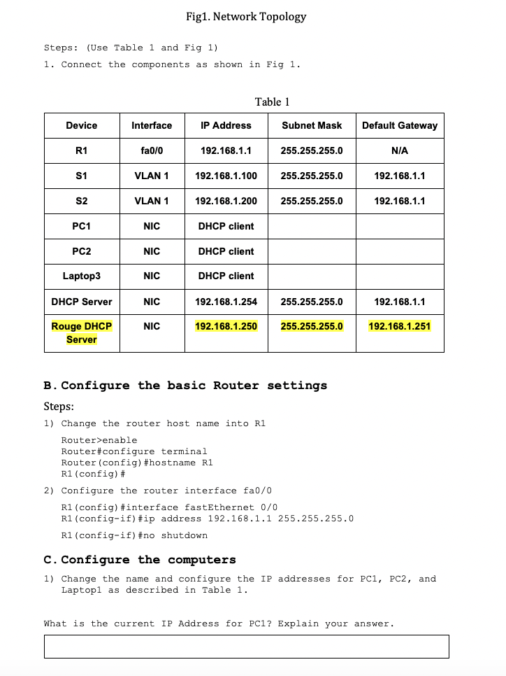 Solved Tasks: A. Build up the topology. Laptop 1 Fao Fao | Chegg.com