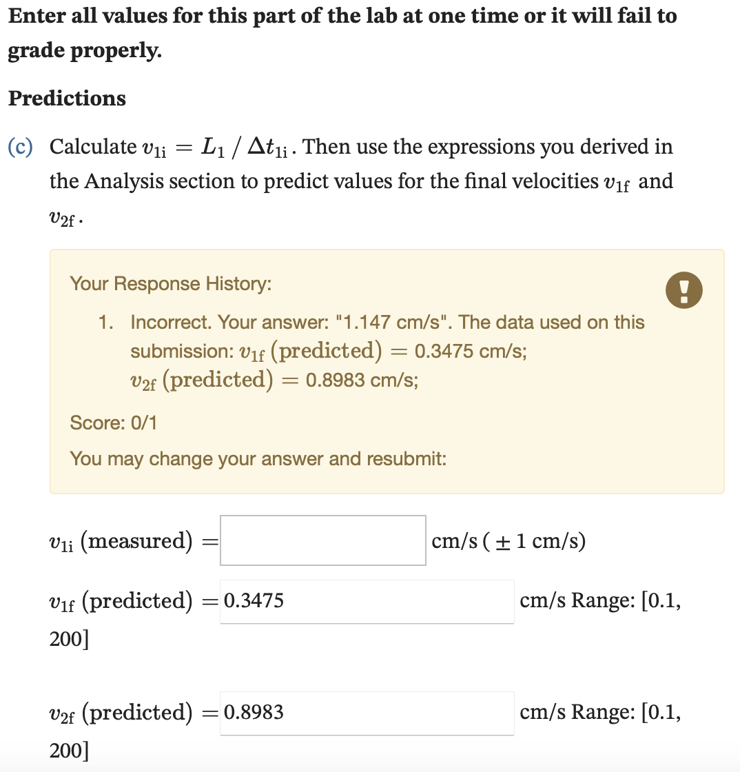 Solved In This Lab You Will Study An Elastic Collision | Chegg.com