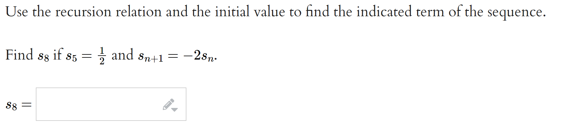 Solved Find an expression for the nth term of the sequence | Chegg.com