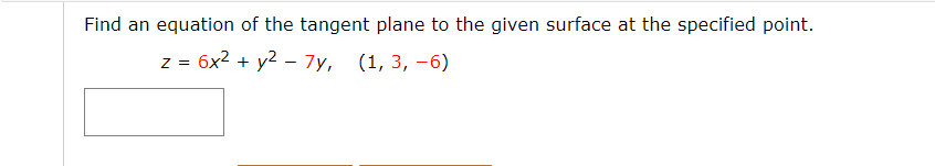 Solved Find An Equation Of The Tangent Plane To The Given 