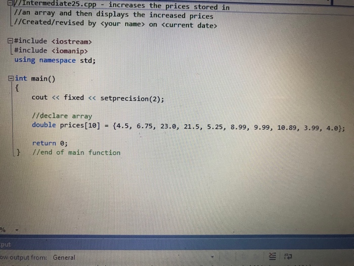 Solved Follow the instructions for starting C++ and viewing | Chegg.com