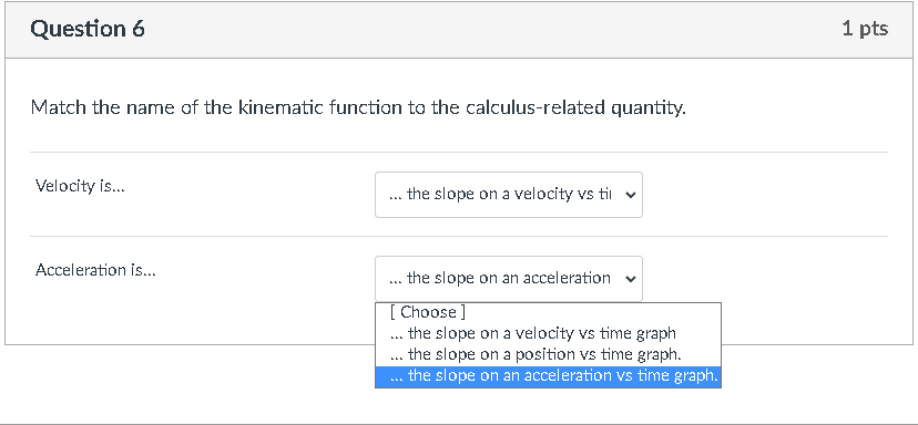 how do you calculate the slope of a position vs time graph