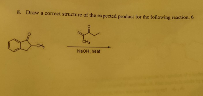 Solved Draw correct structure of the expected product for | Chegg.com