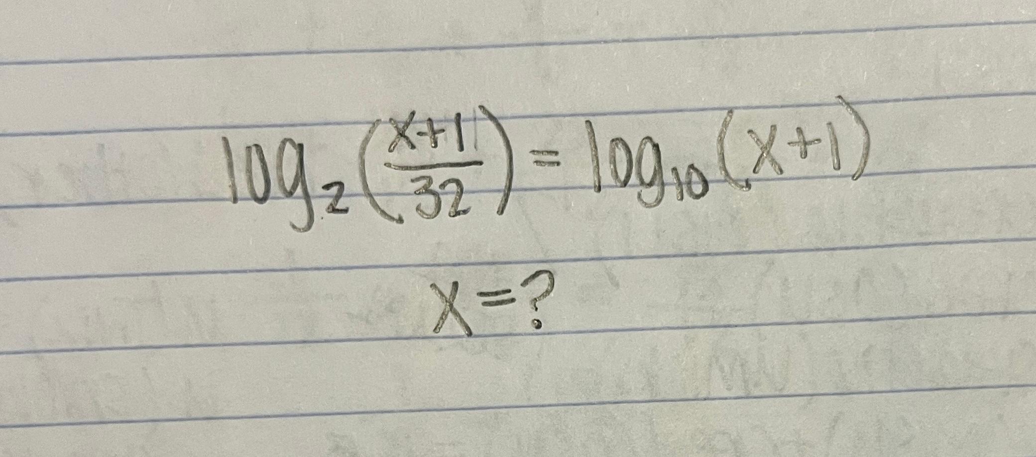 solved-log2-32x-1-log10-x-1-x-chegg