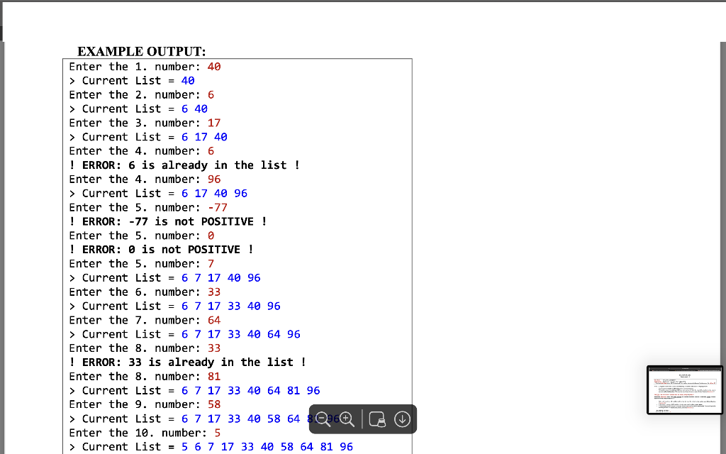 Solved Write A C Program Which Inserts Values In A Sorted 7944