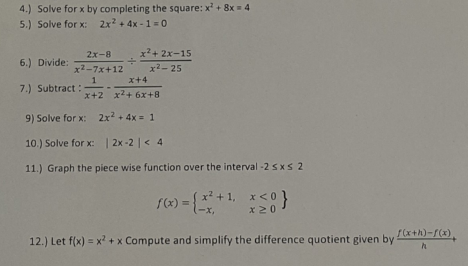 12 6x 4 8x 2 x 8 )= 0