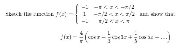 Solved Sketch the function f (x) = -1 - | Chegg.com