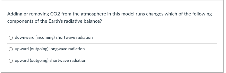Solved Adding or removing CO2 from the atmosphere in this | Chegg.com