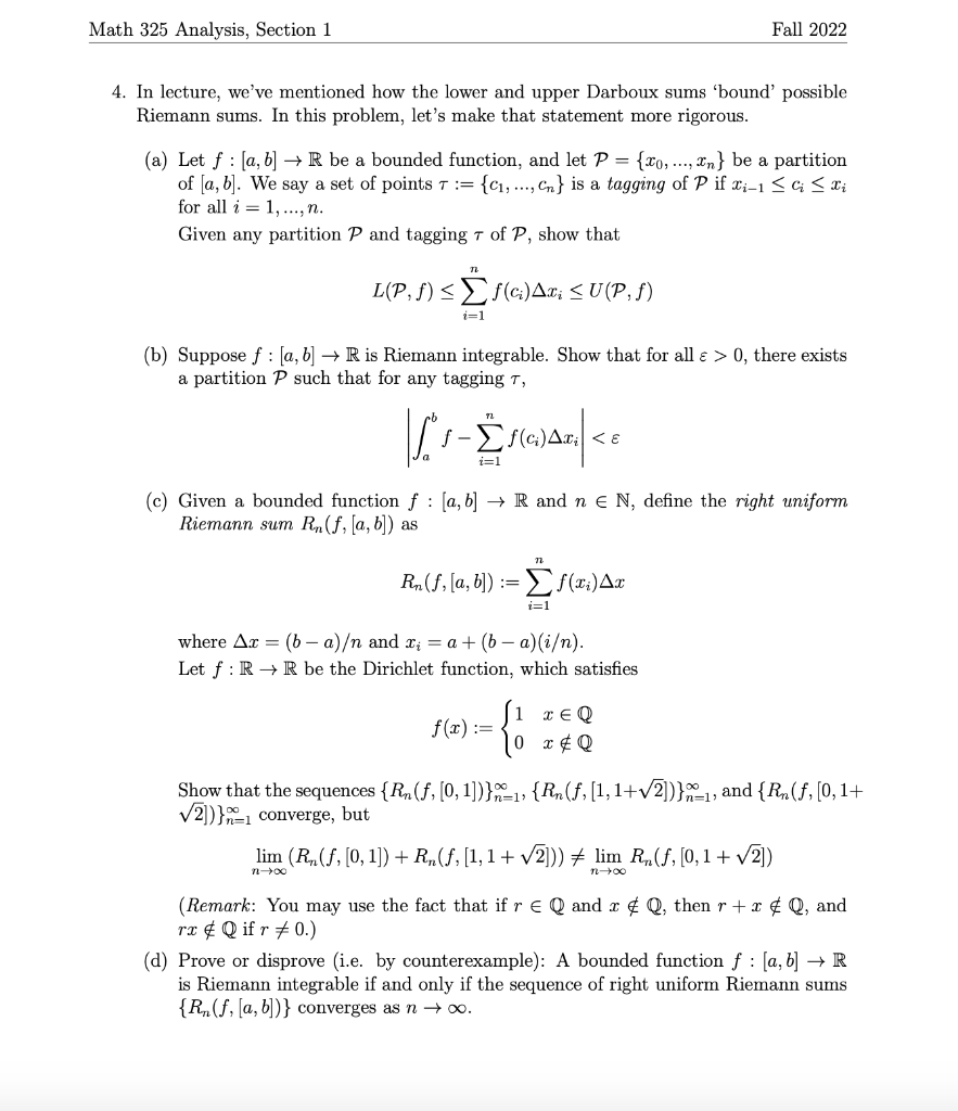 4. In lecture, we've mentioned how the lower and | Chegg.com