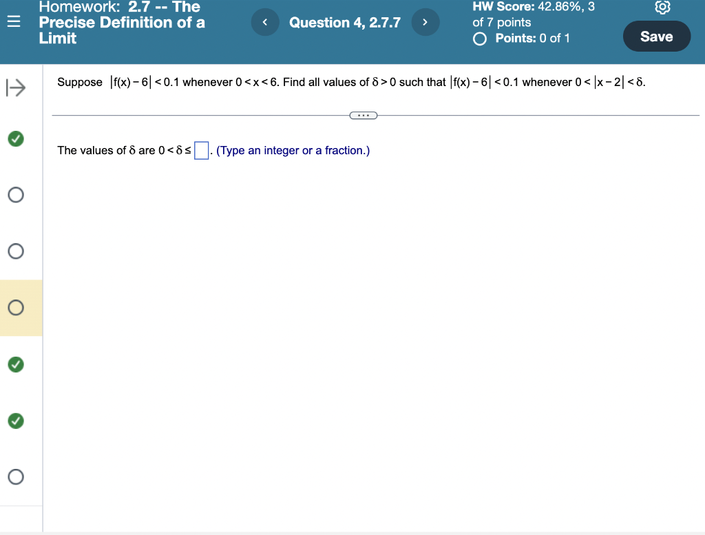 Solved Suppose ∣f(x)−6∣