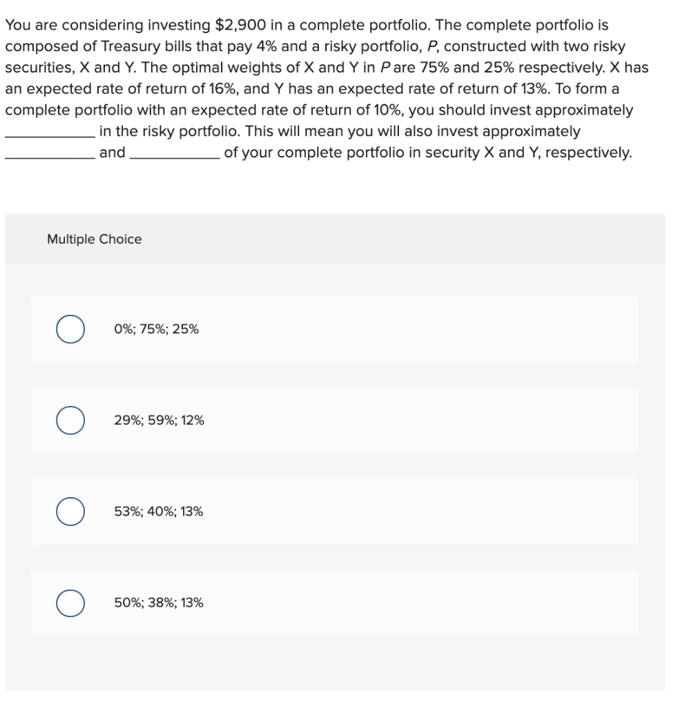 Solved You Are Considering Investing $2,900 In A Complete | Chegg.com