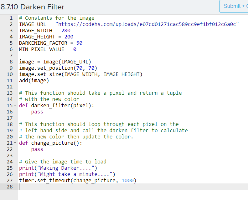 Solved In this exercise we'll get some practice modifying