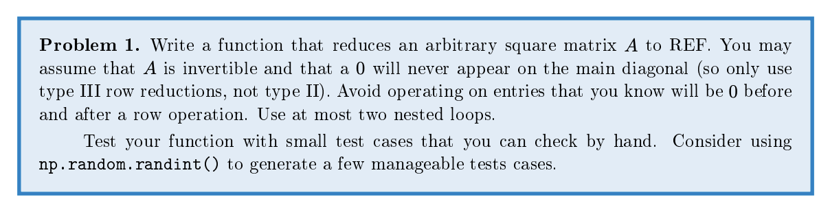 Solved In Python: Return the upper triangular matrix of the | Chegg.com
