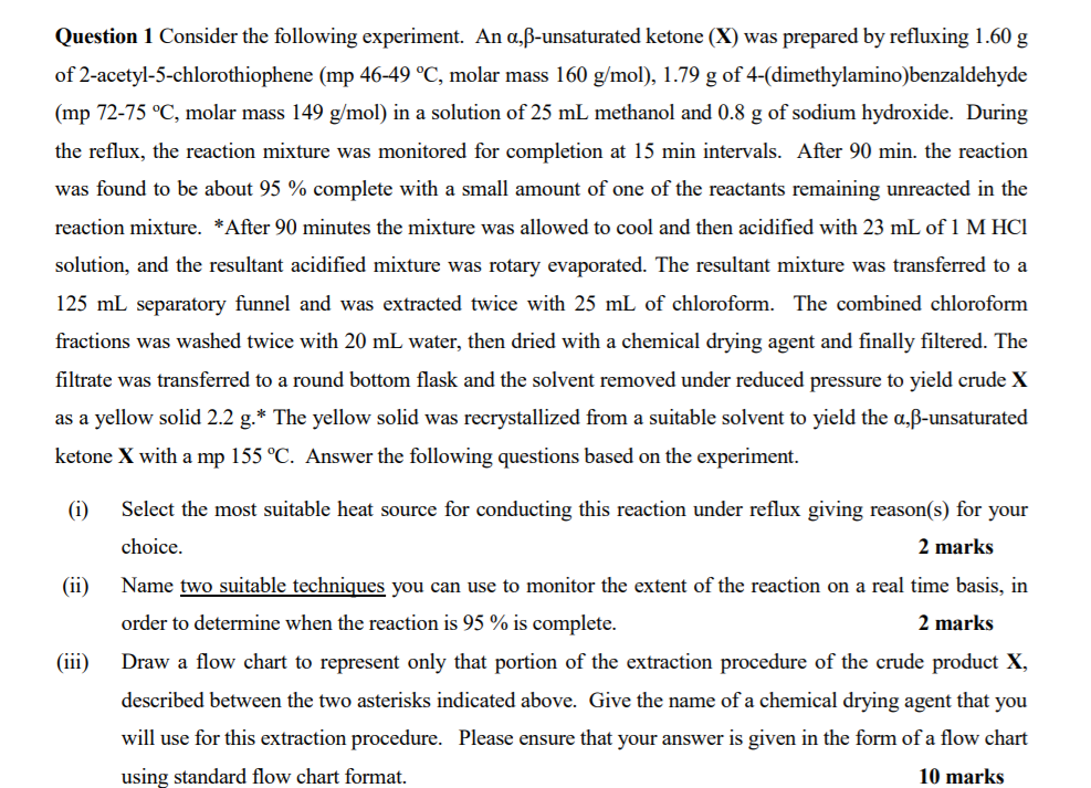 Question 1 Consider The Following Experiment An A Chegg Com