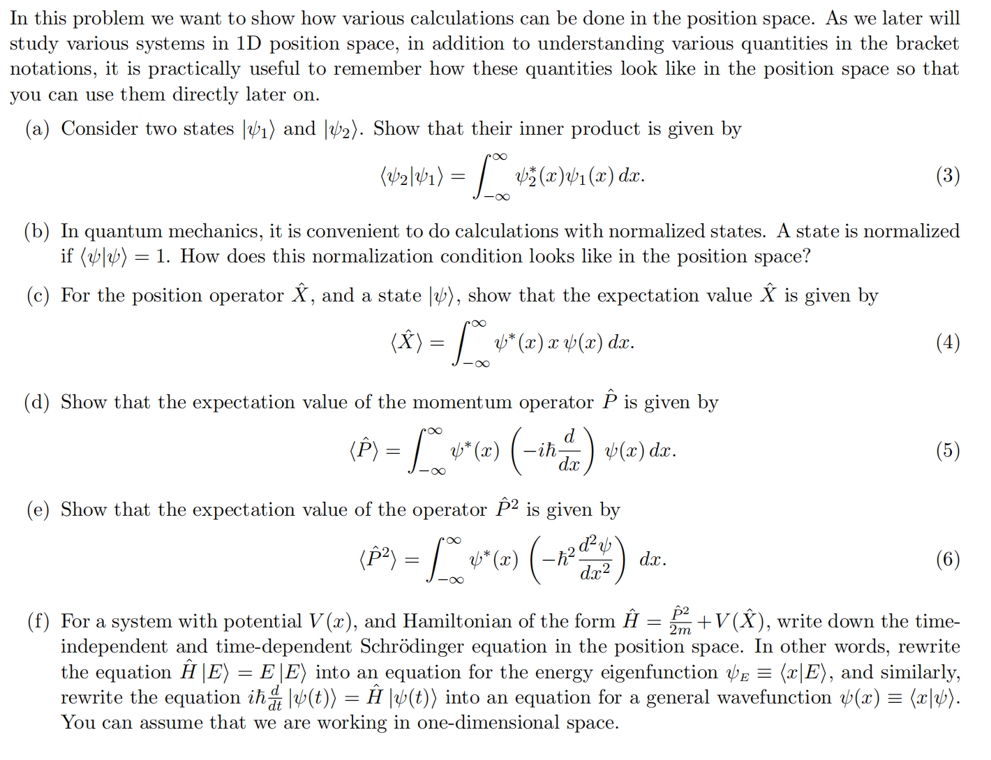 Solved In this problem we want to show how various | Chegg.com