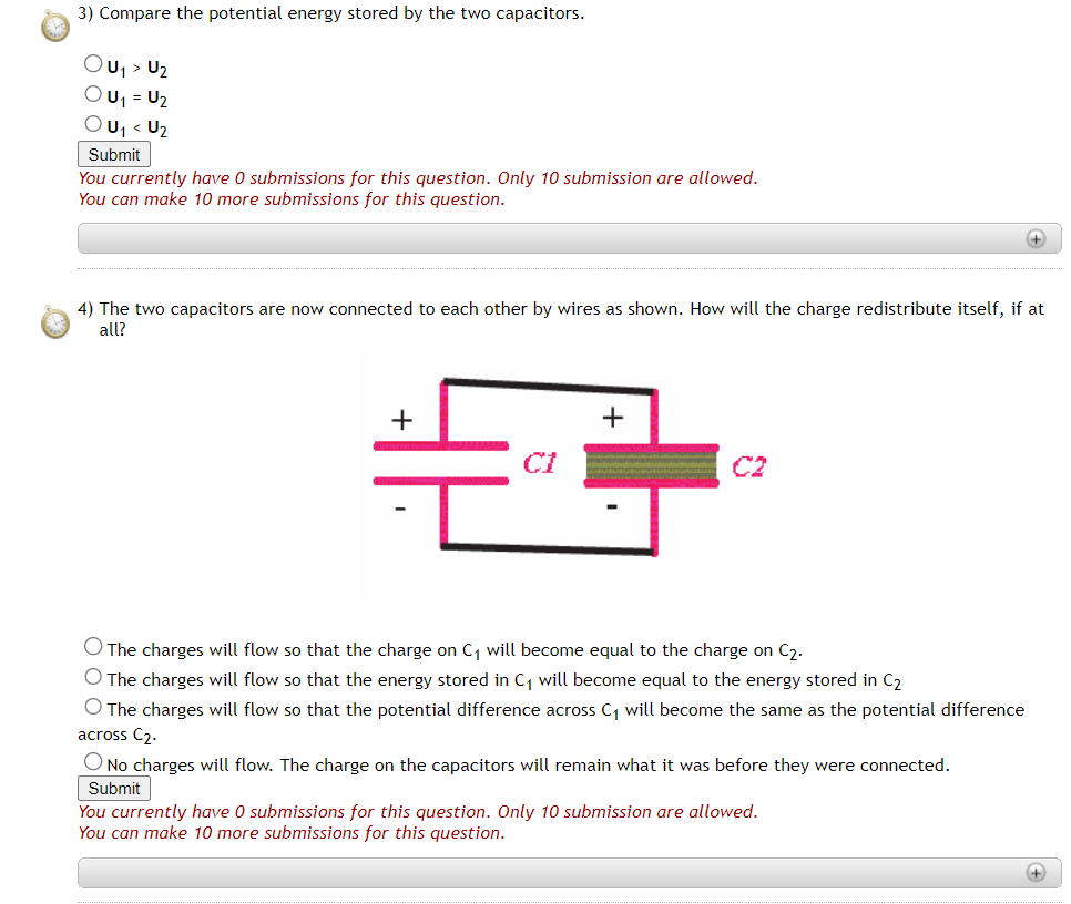 Solved Capacitors with and without a Dielectric Two