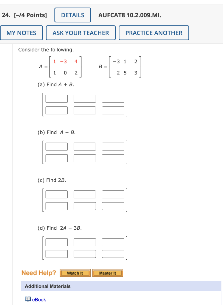 -/4 Points] AUFCAT8 10.2.009.MI. Consider The | Chegg.com