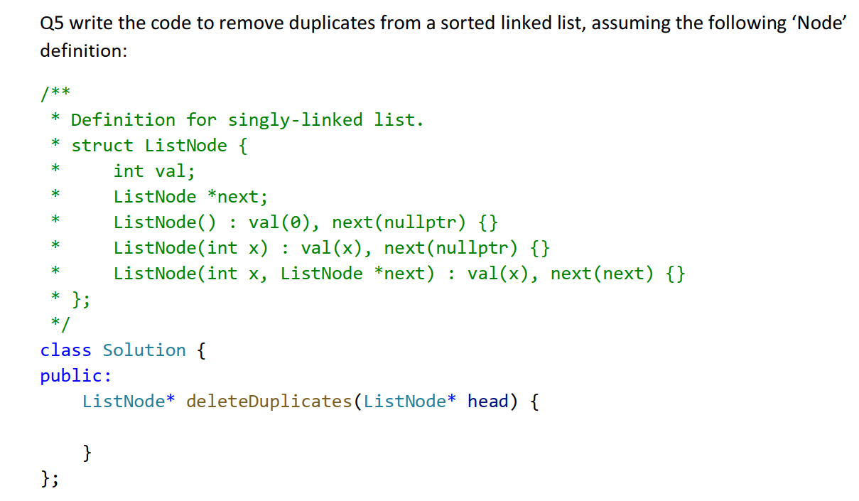 Solved Q1 write the copy constructor and move constructor