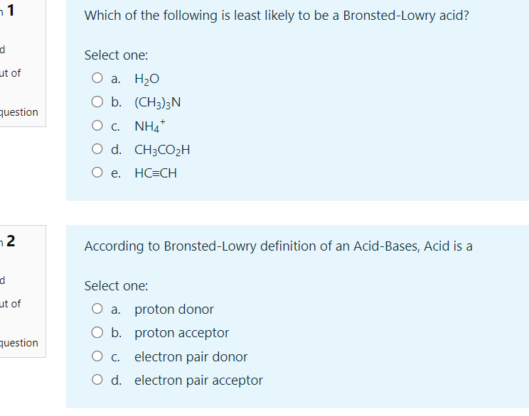 Solved Which of the following is least likely to be a | Chegg.com