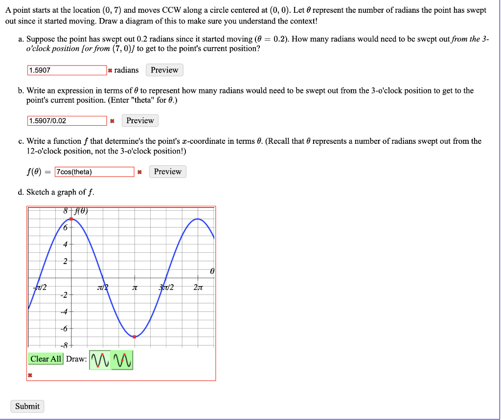 Solved The graphs of two functions, f and g, are shown  Chegg.com