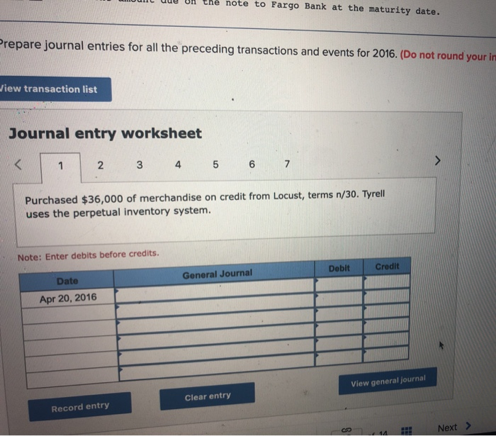 Solved Tyrell Co. entered into the following transactions