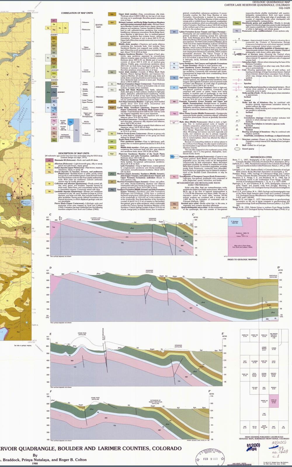 Homework 3 – Working With Geologic Maps Purpose: | Chegg.com