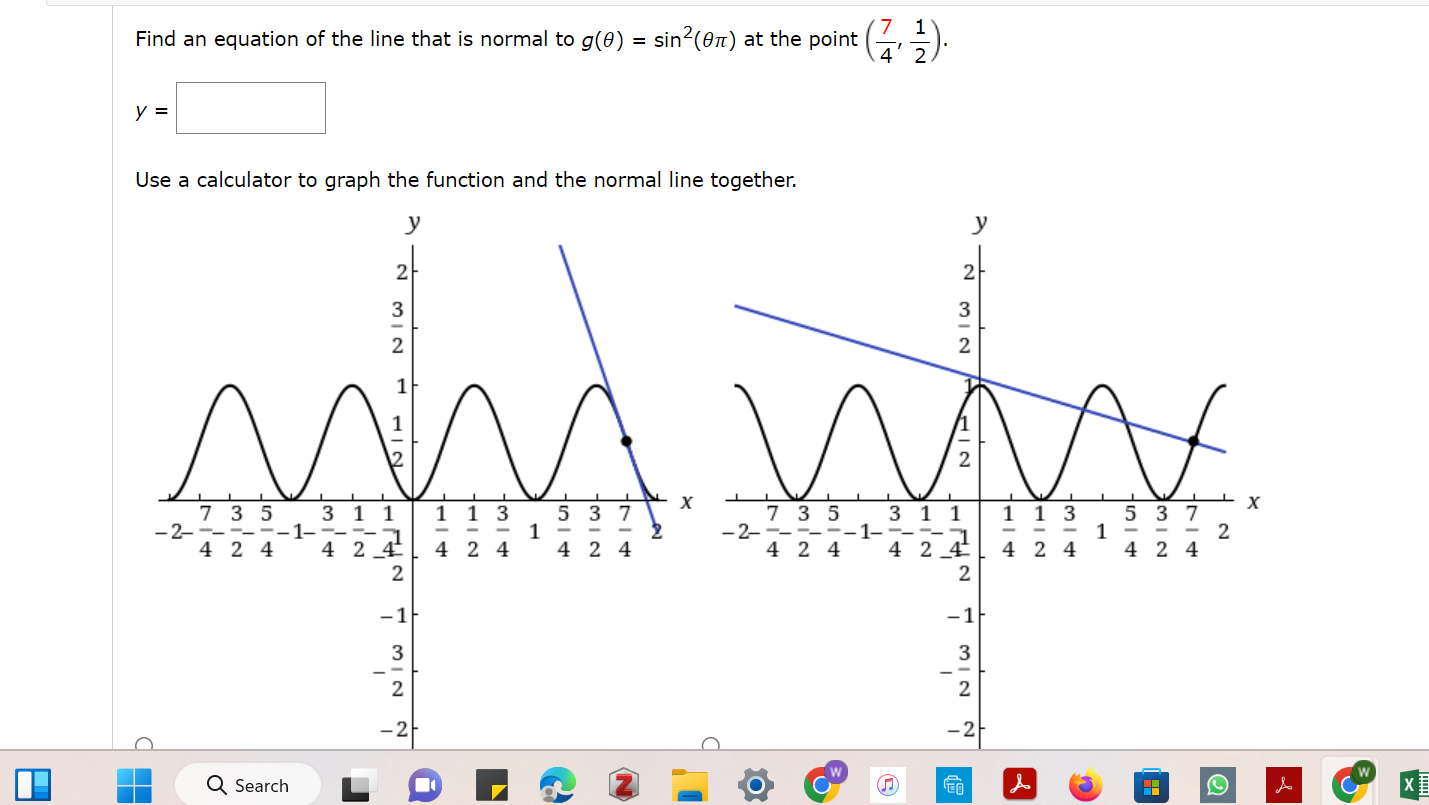 Solved Find an equation of the line that is normal to | Chegg.com