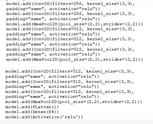 Solved Refer to the following code snippet of a CNN | Chegg.com