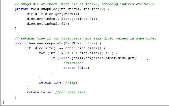 Solved Create a very small program that uses your Die and | Chegg.com