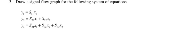 Solved 3. Draw a signal flow graph for the following system | Chegg.com