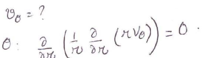 Solved I need help in solving this to find for V theta. I | Chegg.com