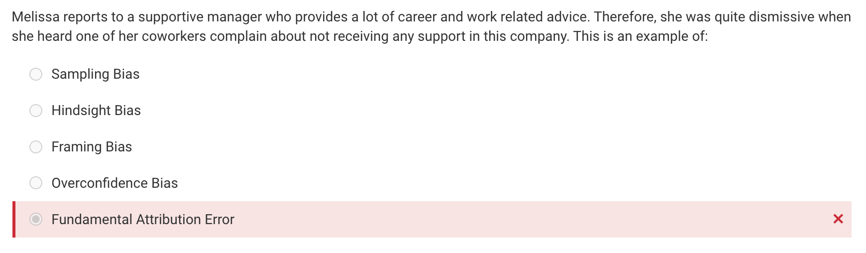 Solved Melissa reports to a supportive manager who provides