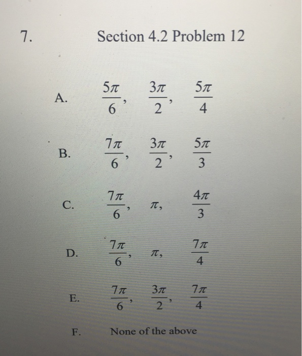 Solved Convert the following degree measures to radians. | Chegg.com