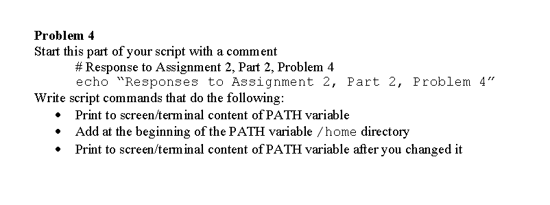 Solved Problem 4 Start this part of your script with a | Chegg.com